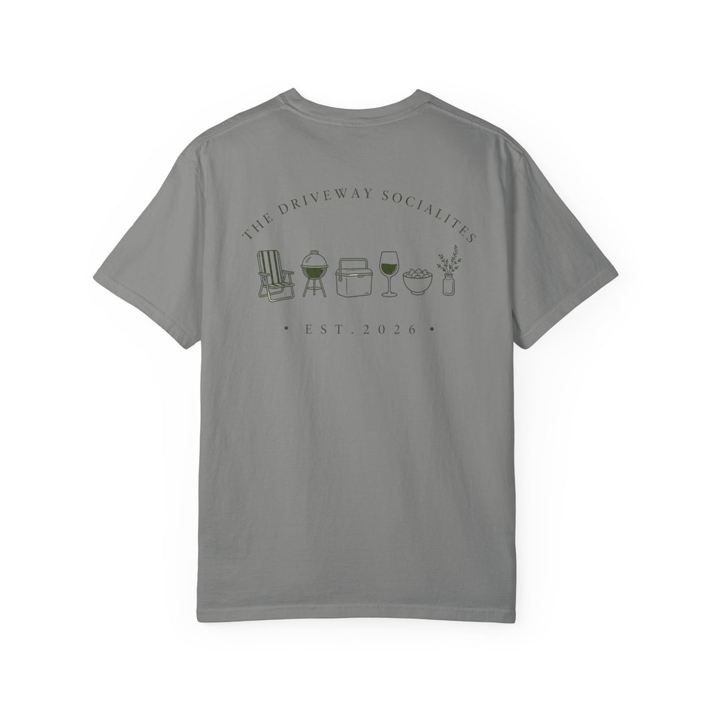 Driveway Socialites Neighborhood Items Back Design T-Shirt