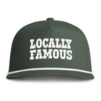 "Locally Famous" Embroidered Rope Hat
