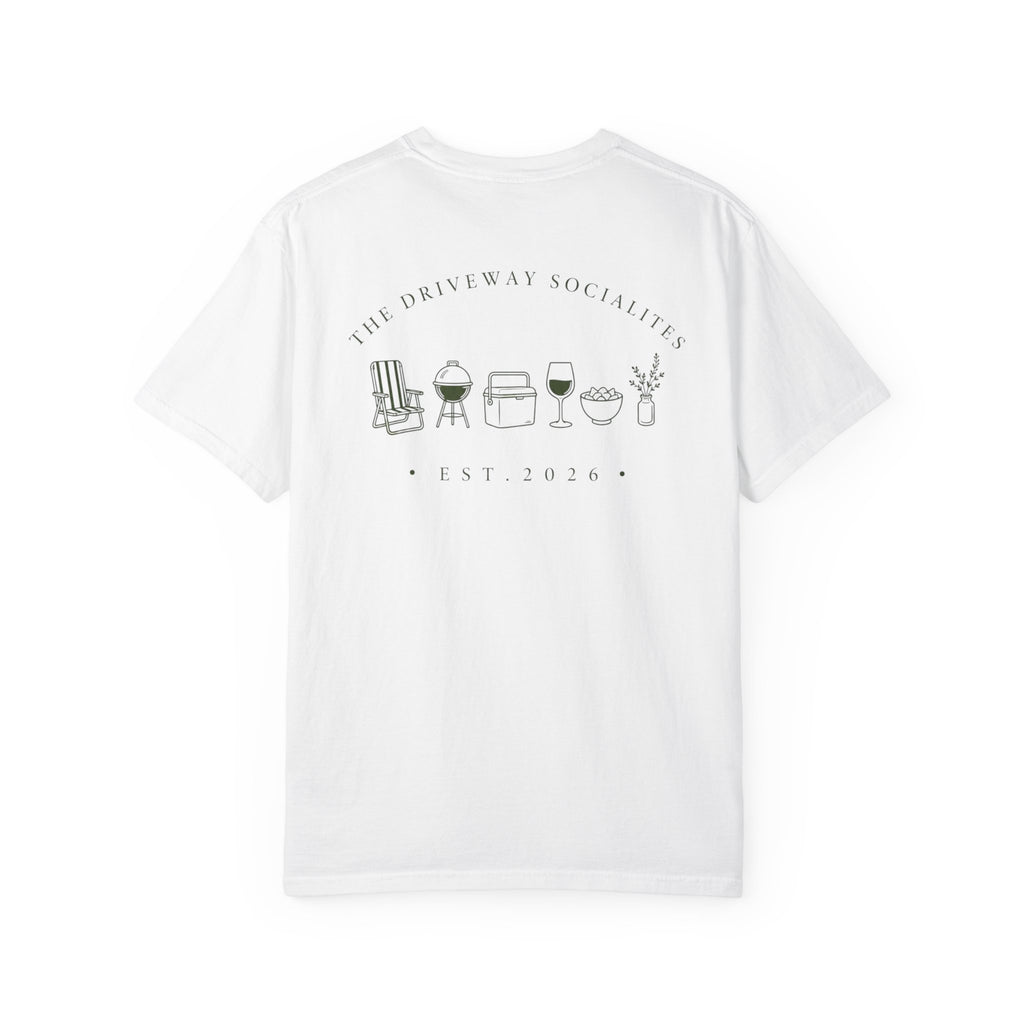 Driveway Socialites Neighborhood Items Back Design T-Shirt