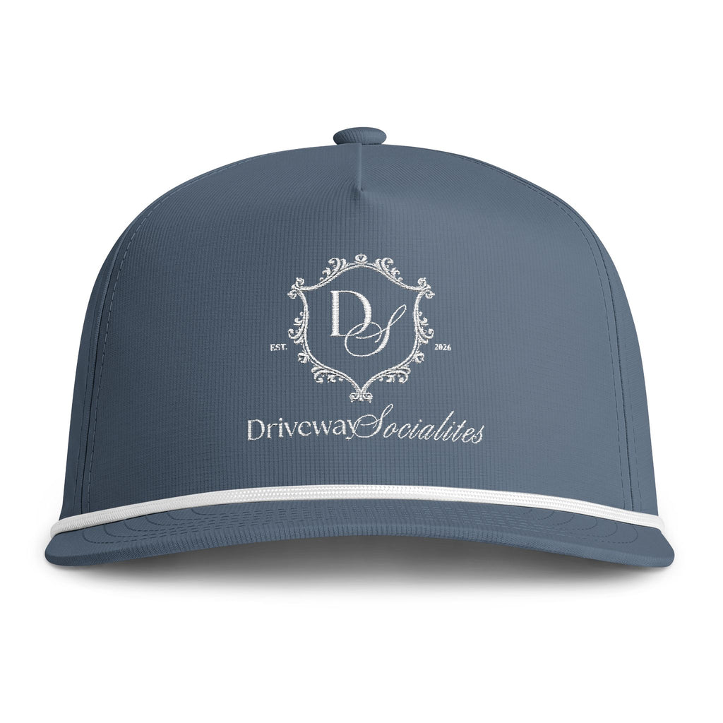 Driveway Socialites Embroidered Rope Hat