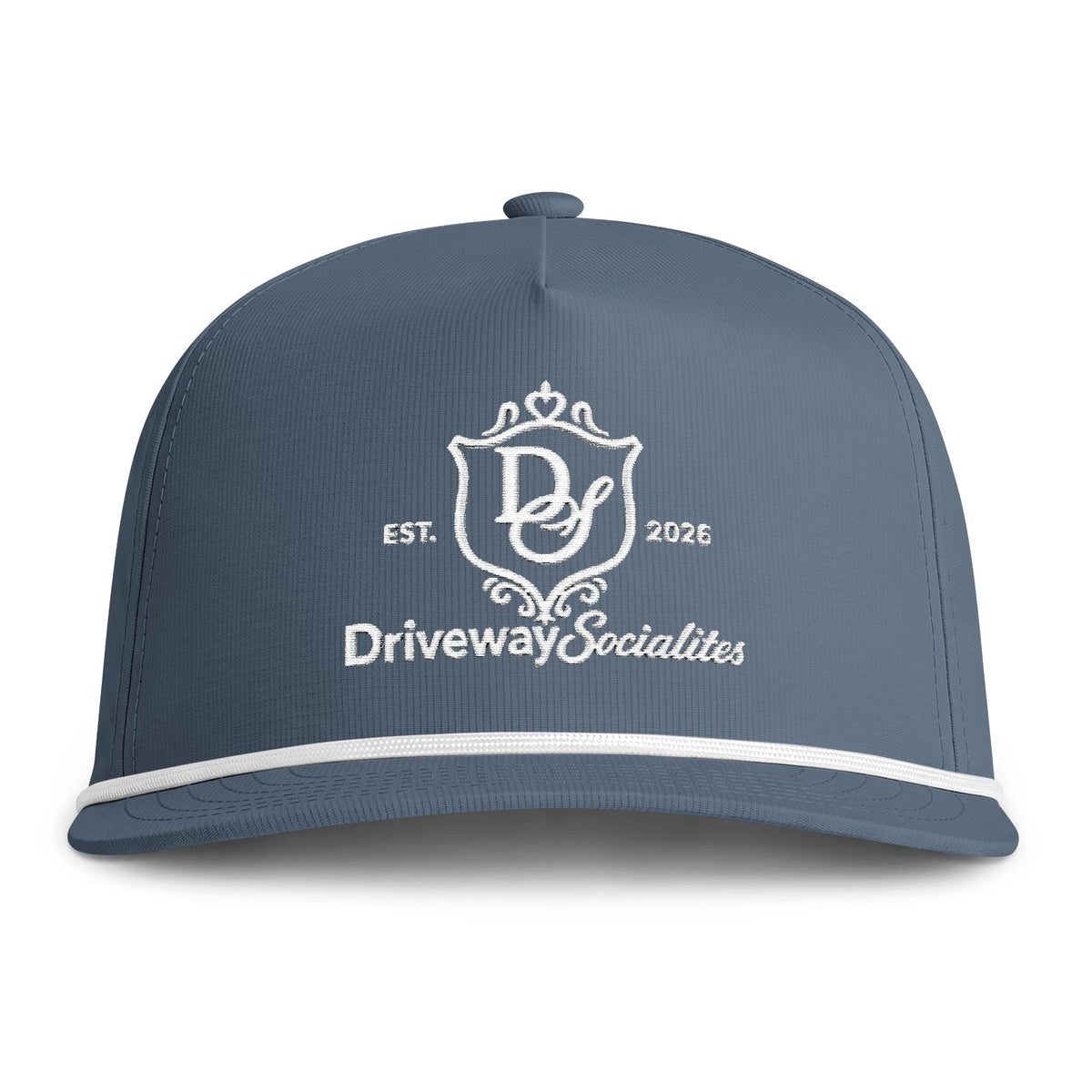 Driveway Socialites Embroidered Rope Hat