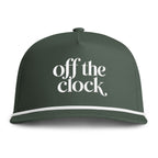 'Off The Clock' Embroidered Rope Hat