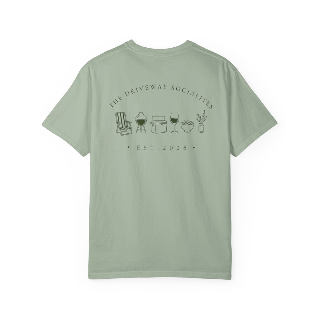 Driveway Socialites Neighborhood Items Back Design T-Shirt