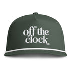 Off The Clock Embroidered Rope Cap