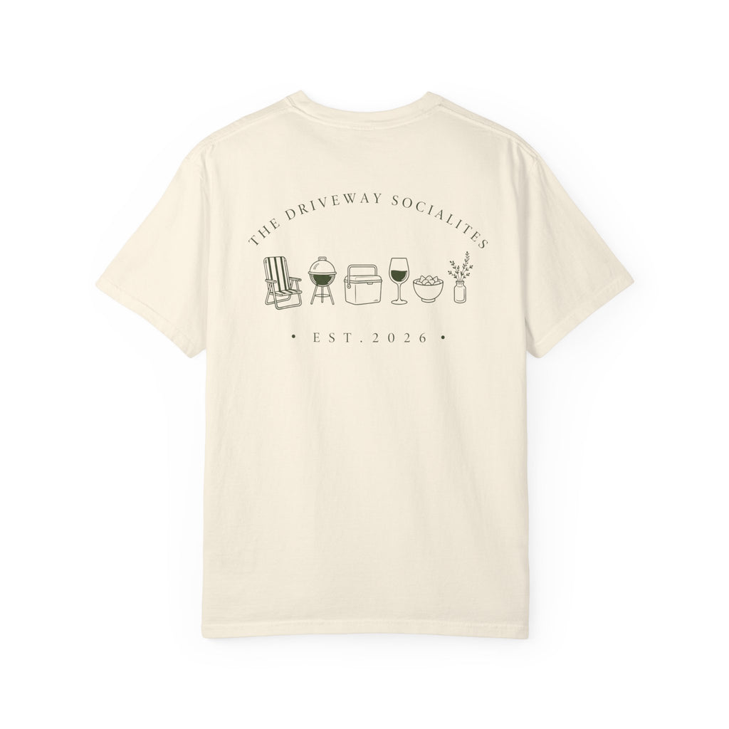 Driveway Socialites Neighborhood Items Back Design T-Shirt