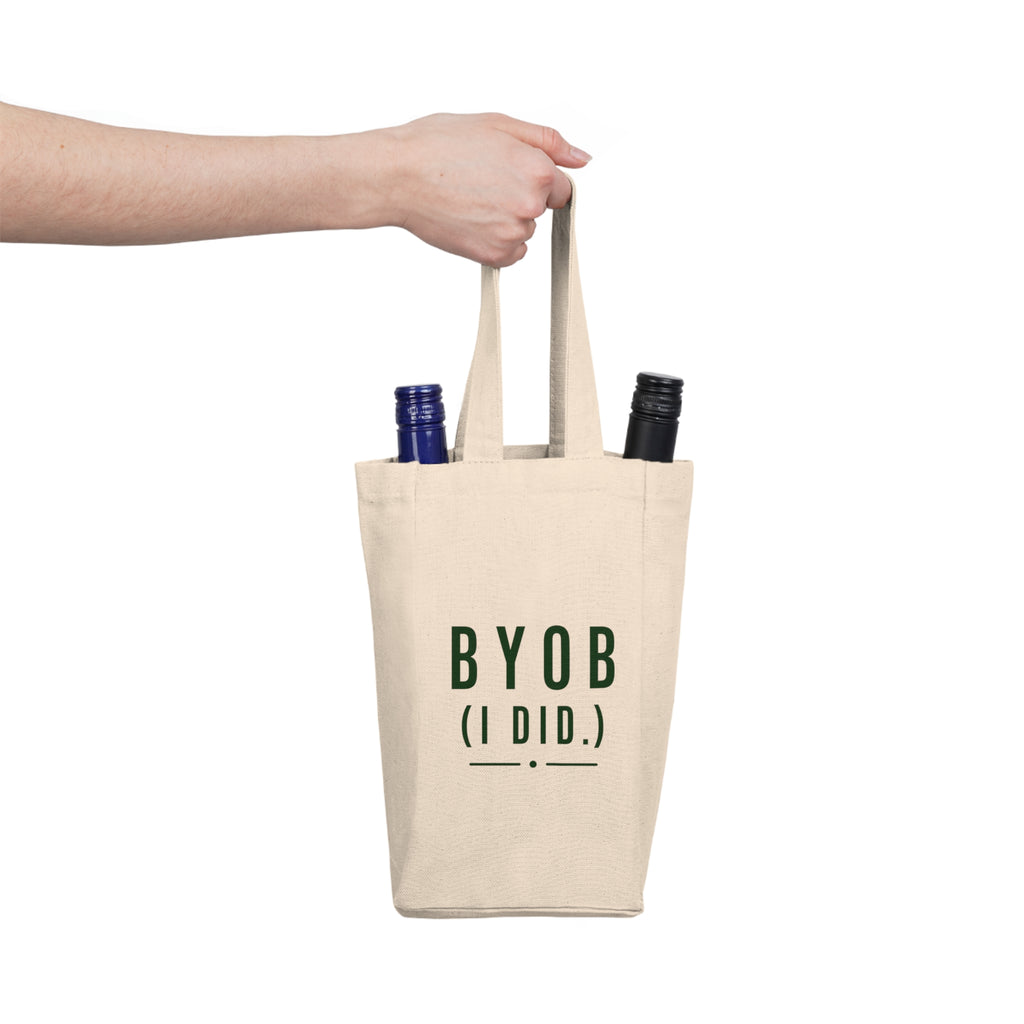 'BYOB (I Did.)' Double Bottle Wine Tote