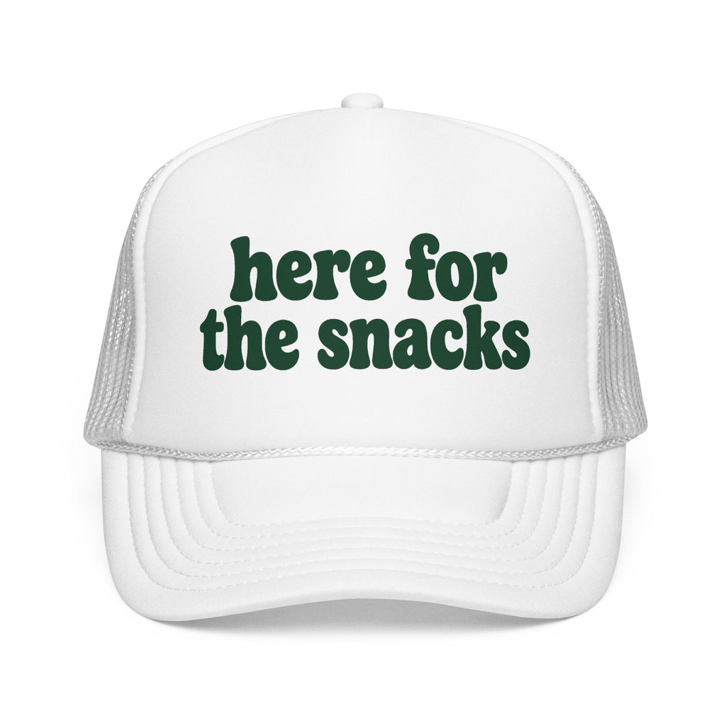 Here For The Snacks Foam Trucker