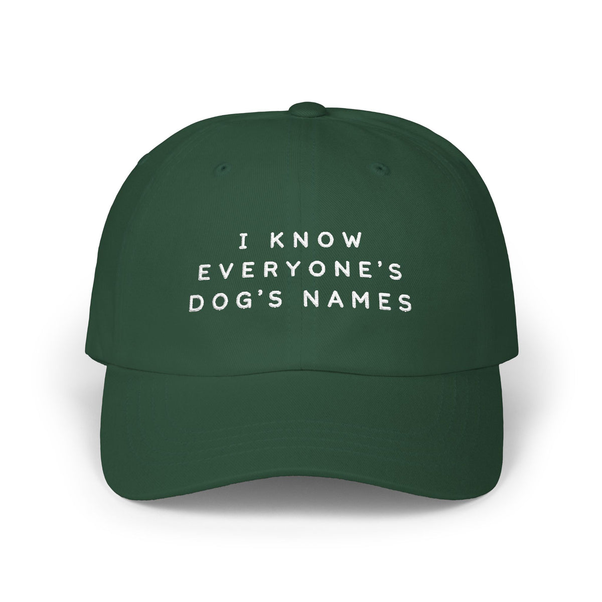 'I Know Everyone's Dog's Names' Dad Cap