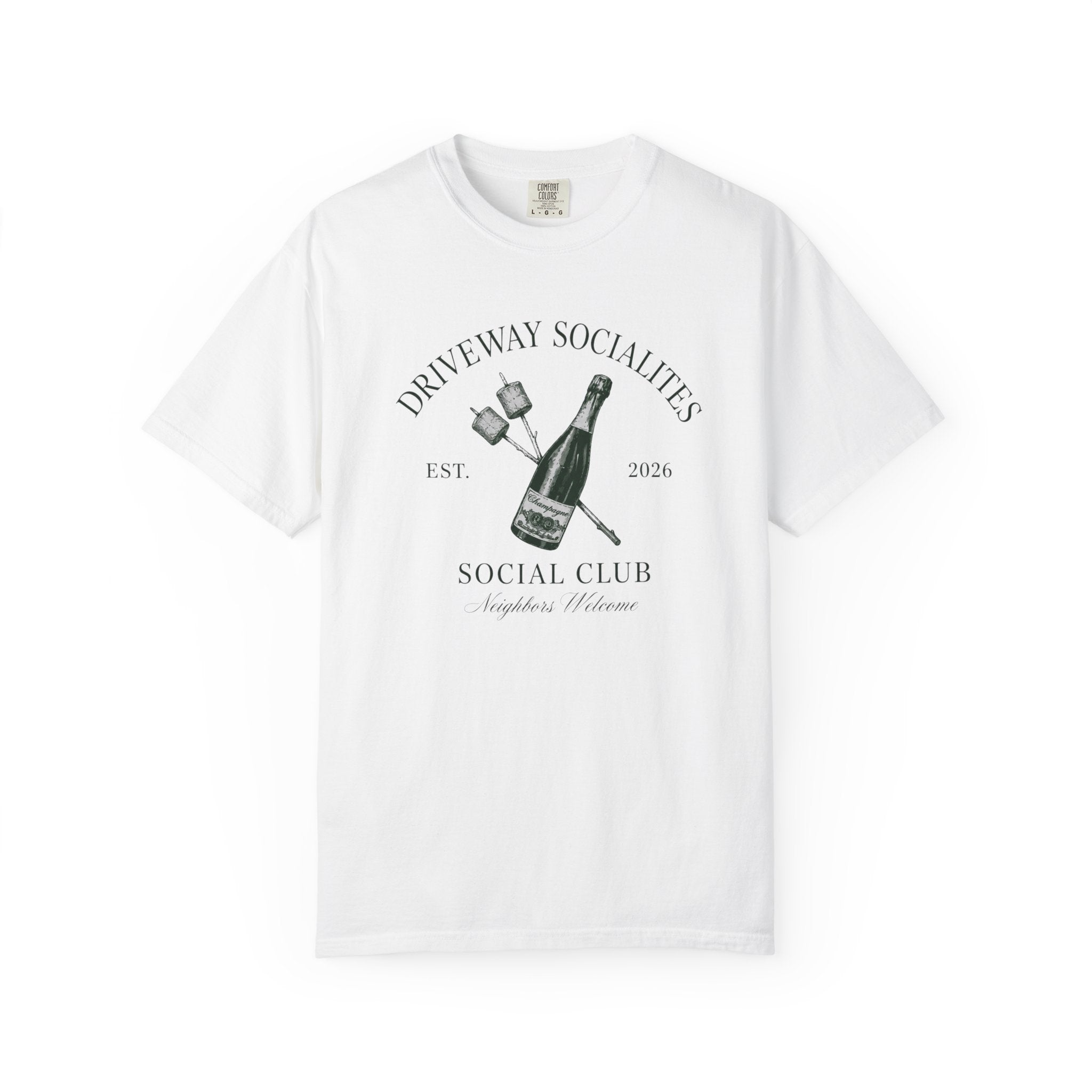 Driveway Socialites Champagne T-Shirt