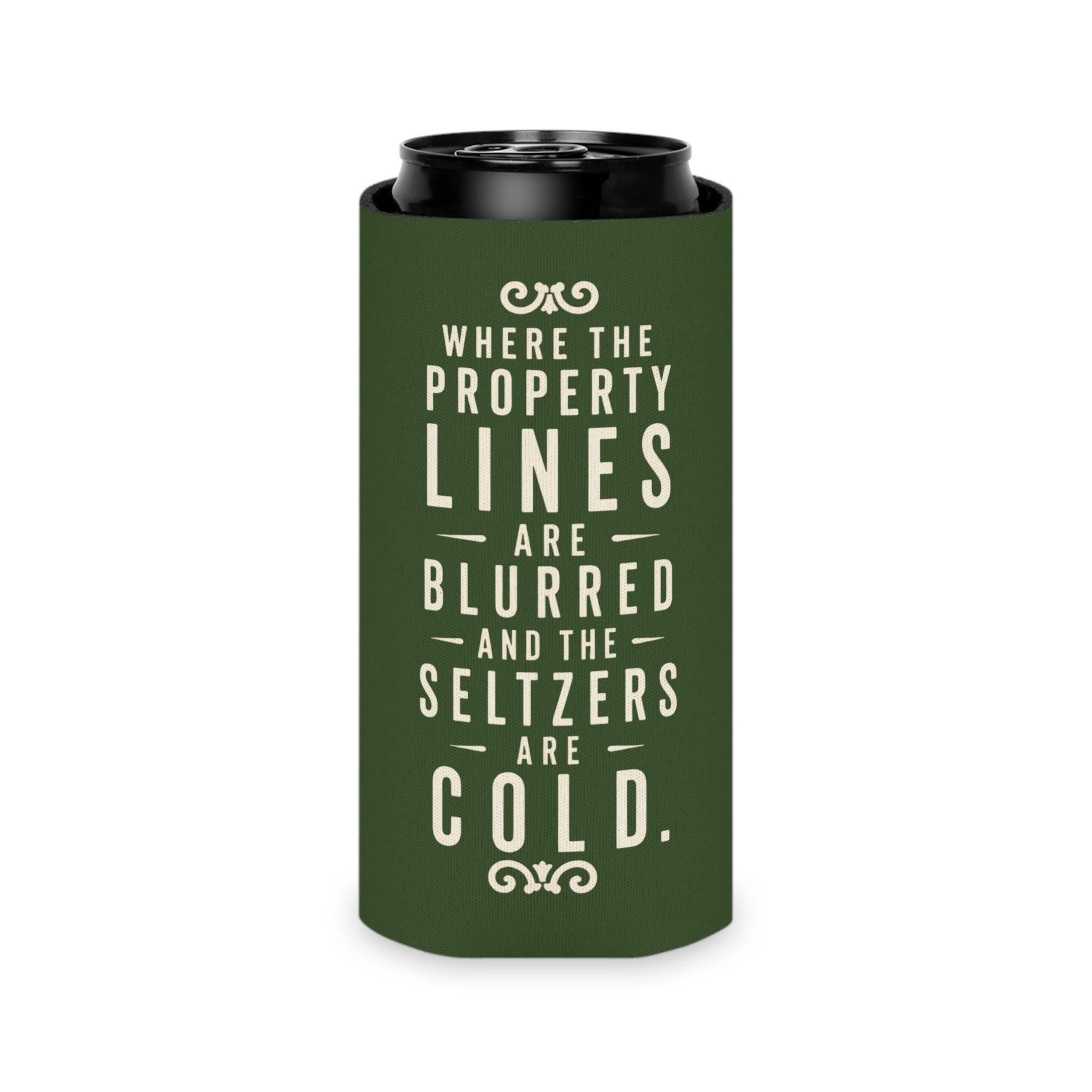 'Property Lines Blurred, Seltzers are Cold' Driveway Socialites Can Cooler