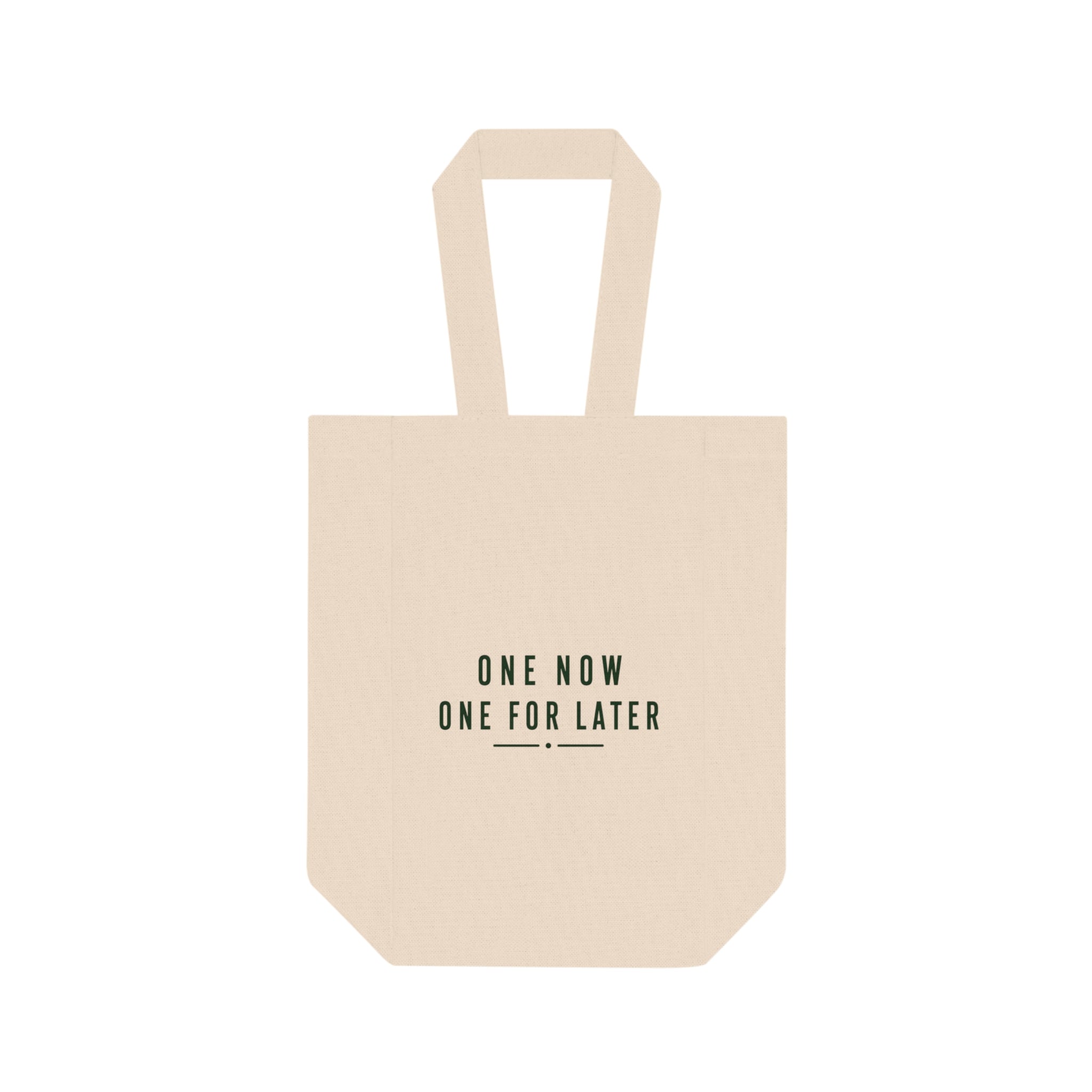 'One Now One For Later' Double Bottle Wine Tote