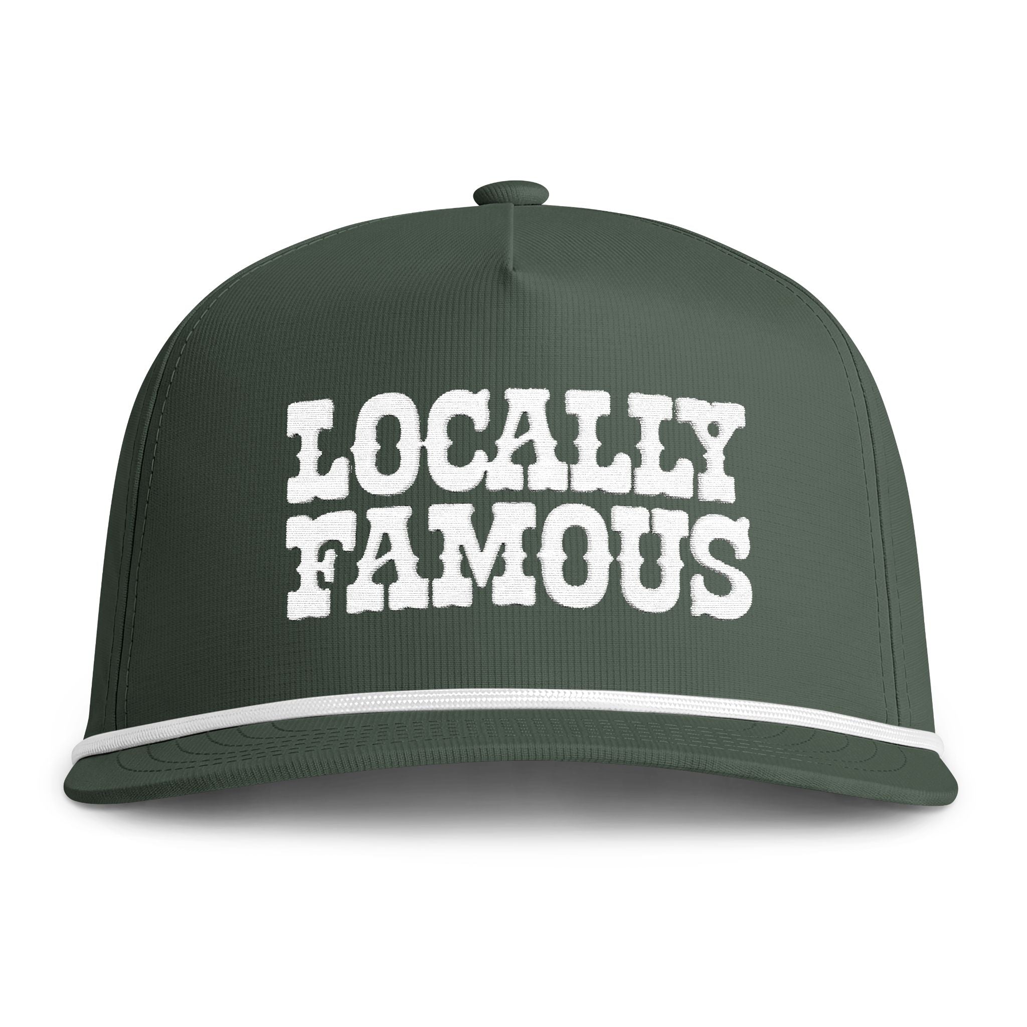 'Locally Famous' Embroidered Rope Hat
