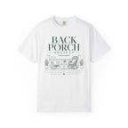 Back Porch Society T-Shirt — Vintage Outdoor Relaxation Tee