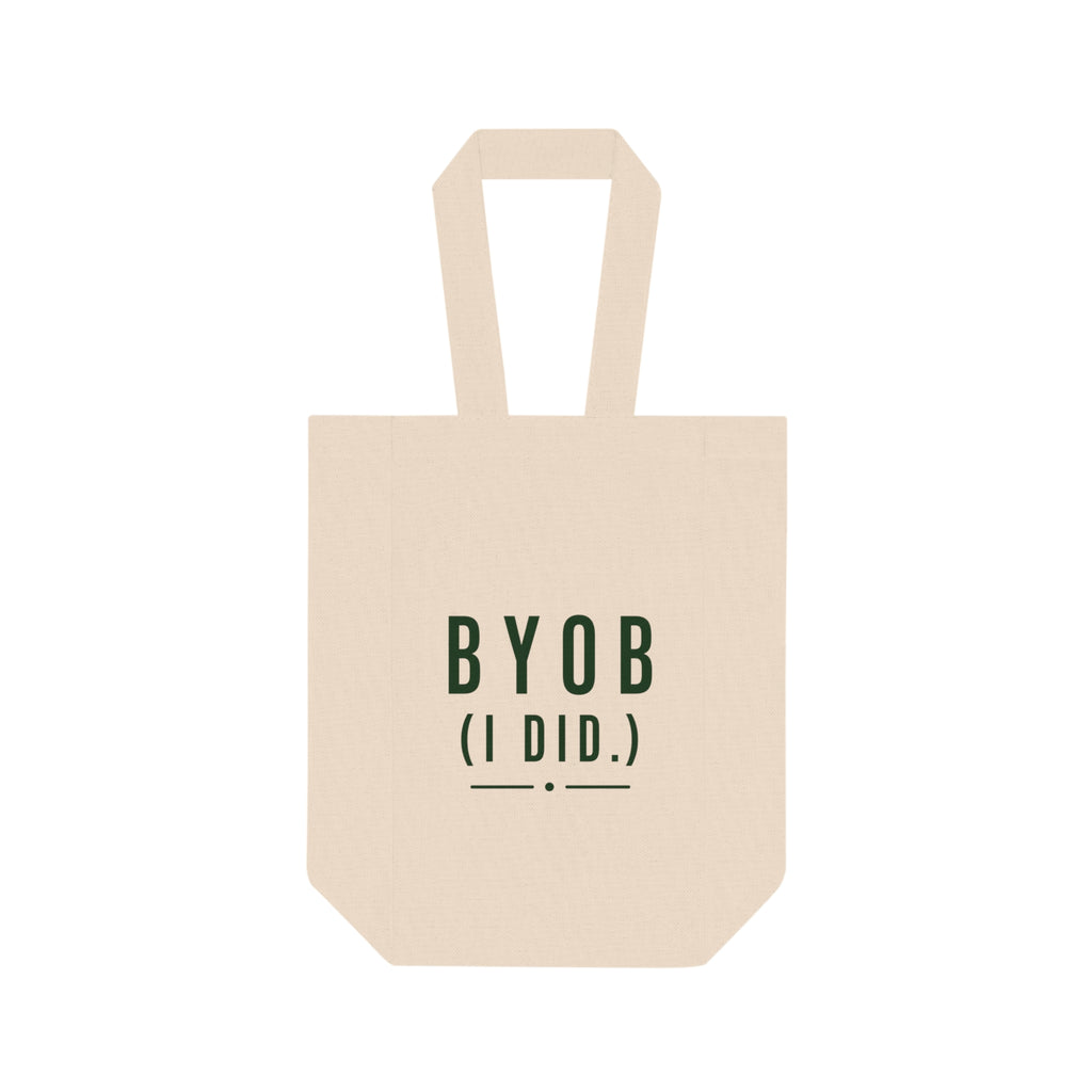 'BYOB (I Did.)' Double Bottle Wine Tote