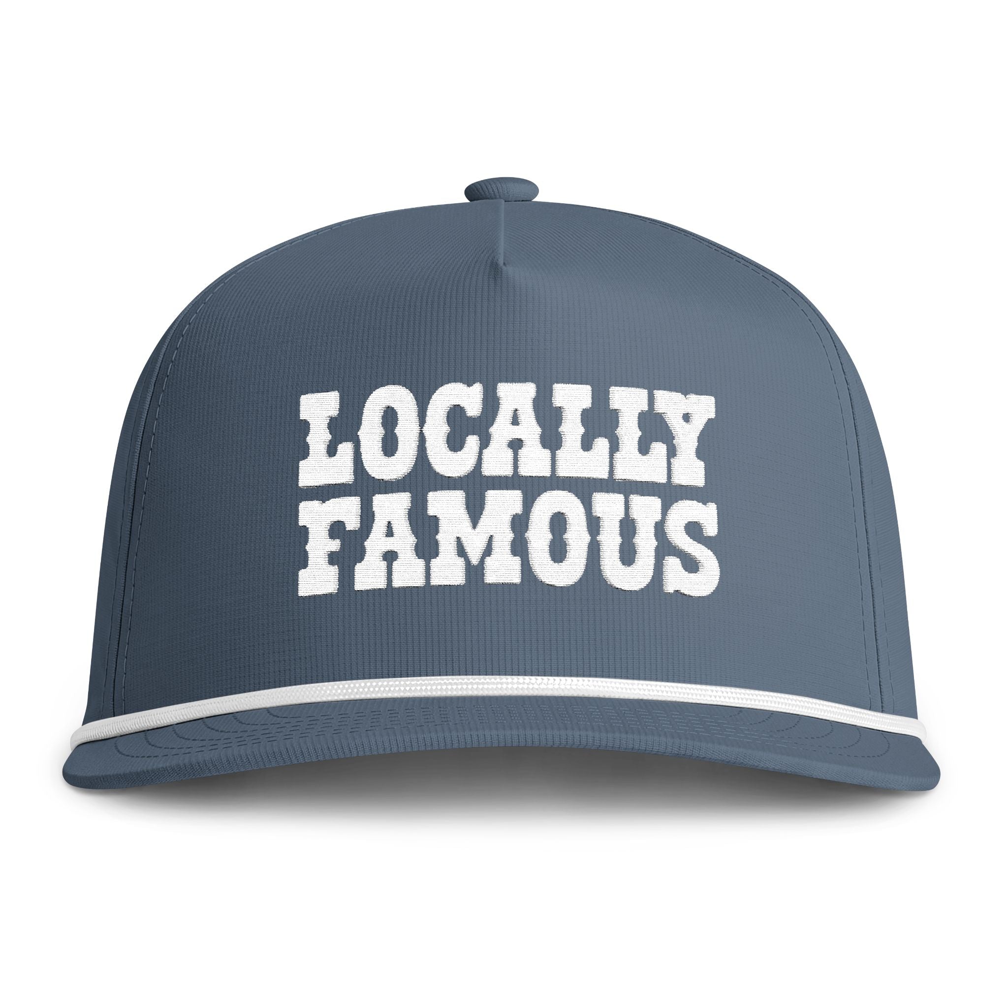 "Locally Famous" Embroidered Rope Hat