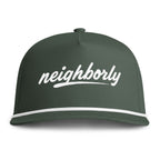 'Neighborly' Embroidered Rope Hat