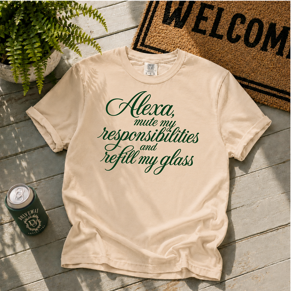Alexa Refill My Glass T-Shirt