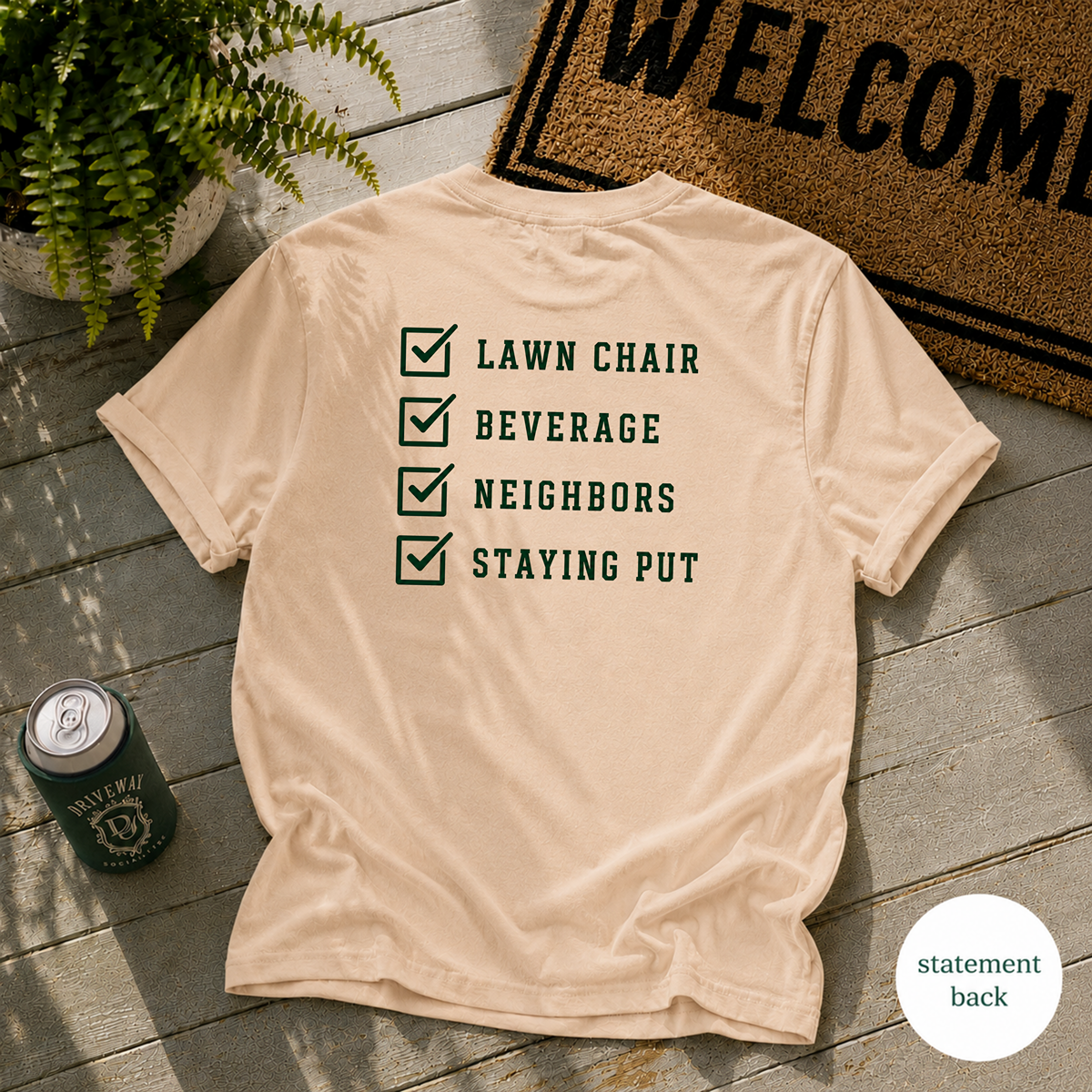 Driveway Socialites Checklist T-Shirt
