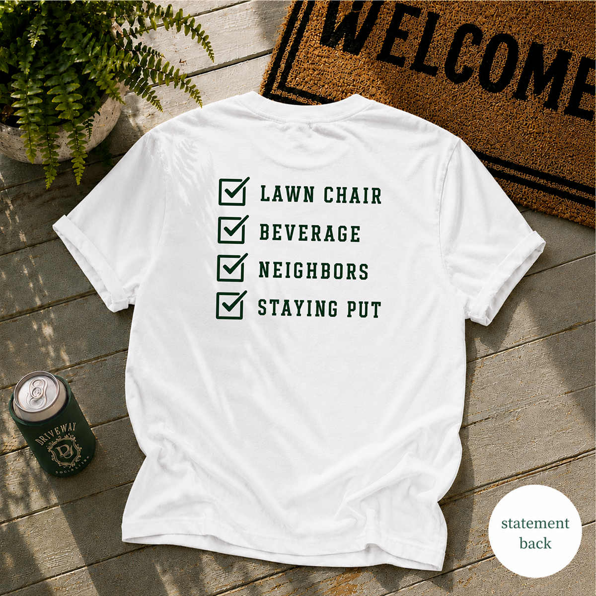 Driveway Socialites Checklist T-Shirt