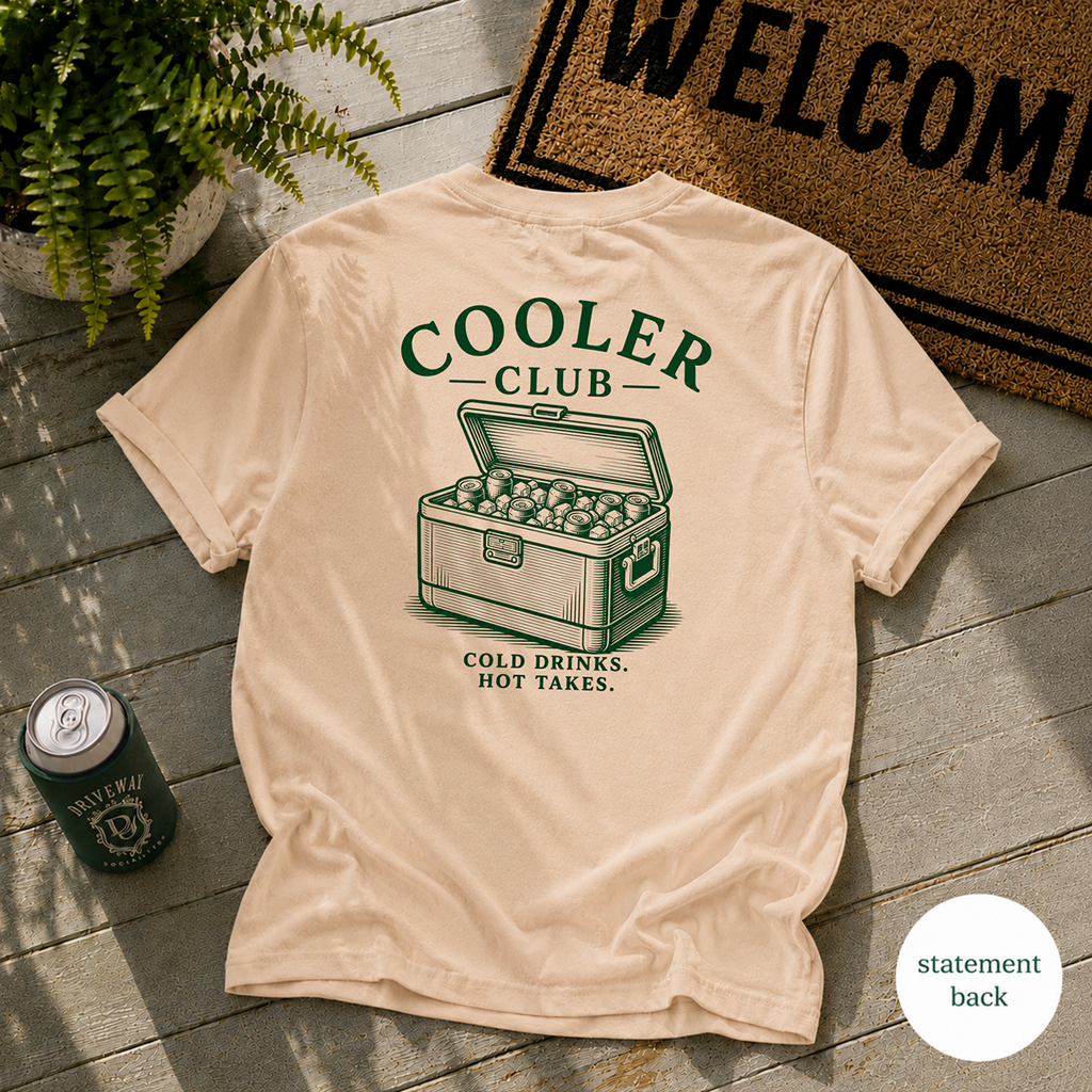Cooler Club Statement Back T-Shirt