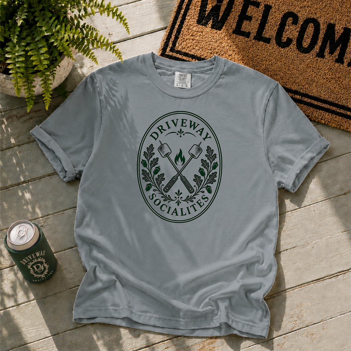 Driveway Socialites Oval Crest T-Shirt
