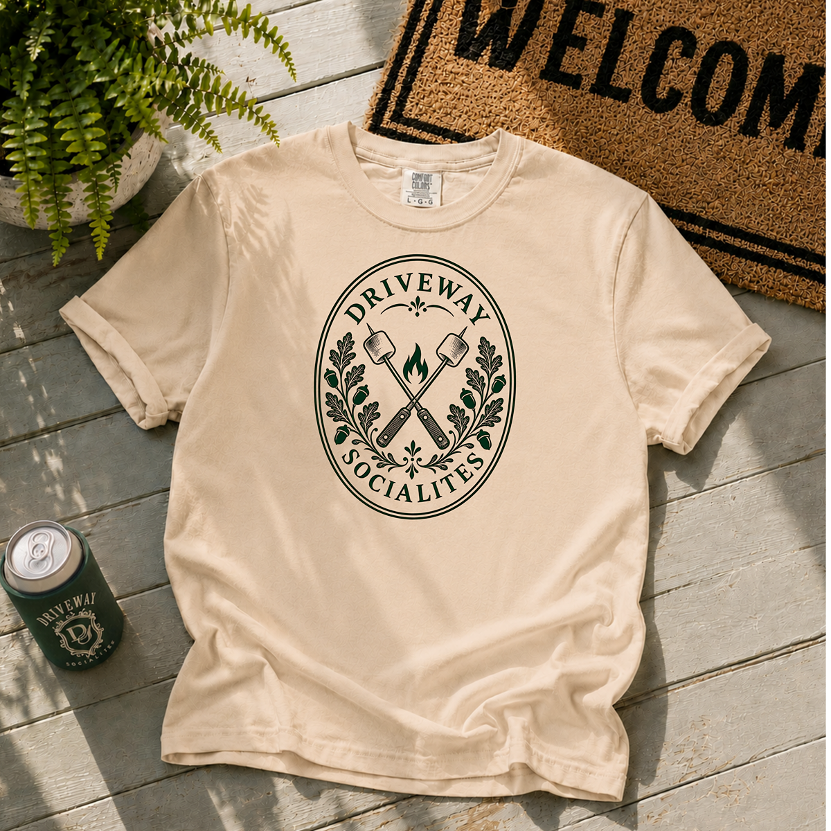 Driveway Socialites Oval Crest T-Shirt