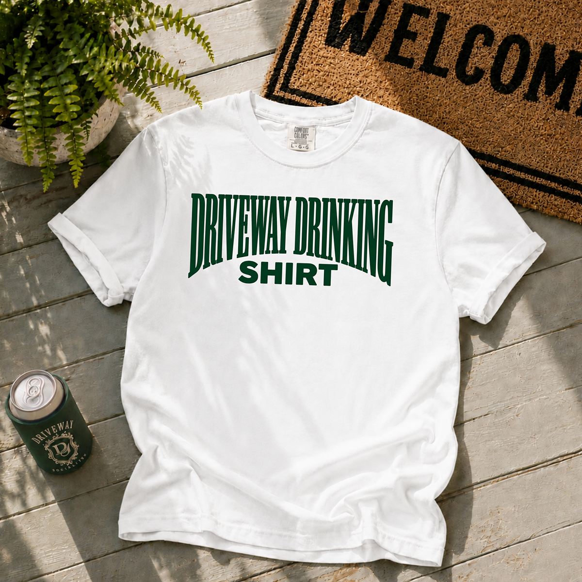 Driveway Drinking T-Shirt