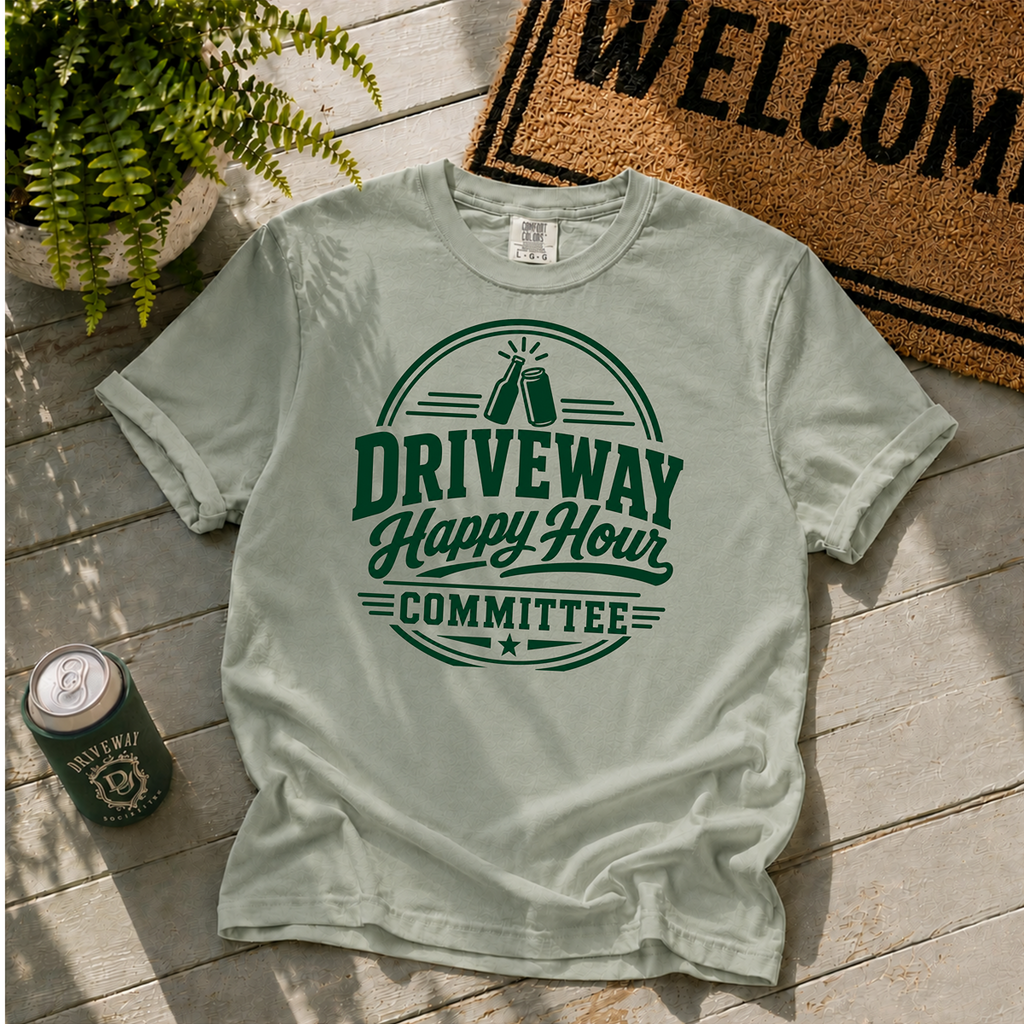 Driveway Happy Hour Committee T-Shirt