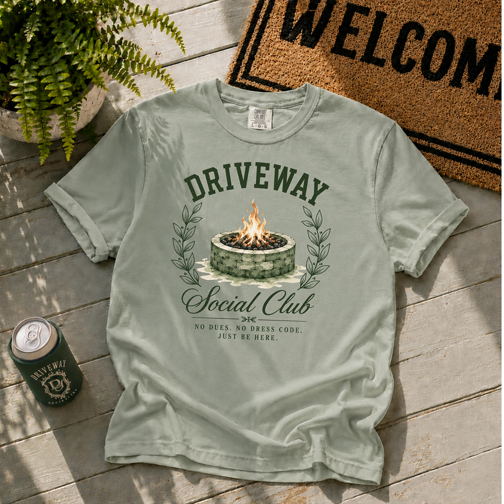 Driveway Social Club Firepit T-Shirt