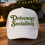 'Driveway Socialites' Retro Foam Trucker