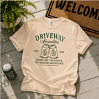 Driveway Socialites: Tea Hot, Seltzers Cold T-Shirt