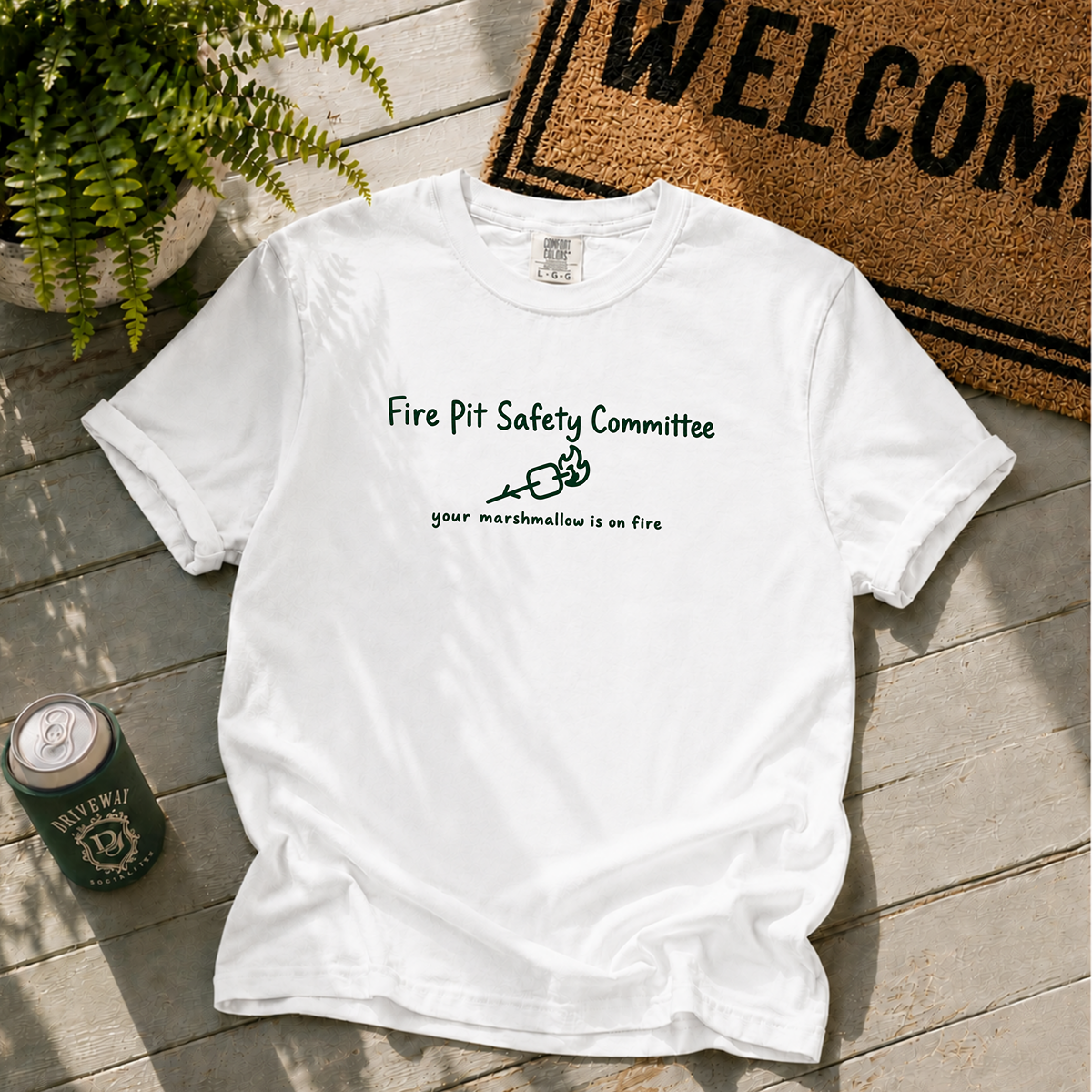 Fire Pit Safety T-Shirt
