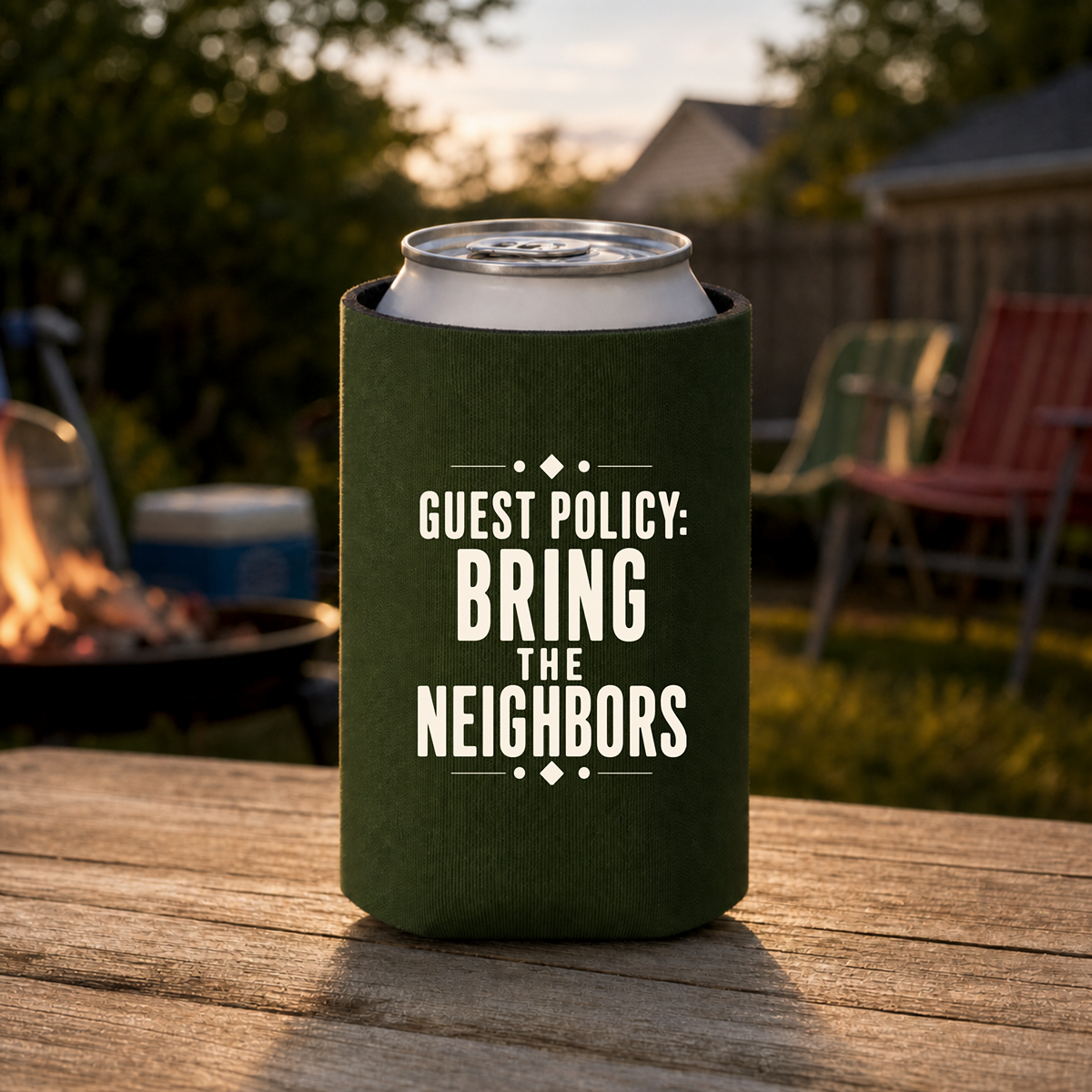 'Guest Policy: Bring The Neighbors' Driveway Socialites Can Cooler