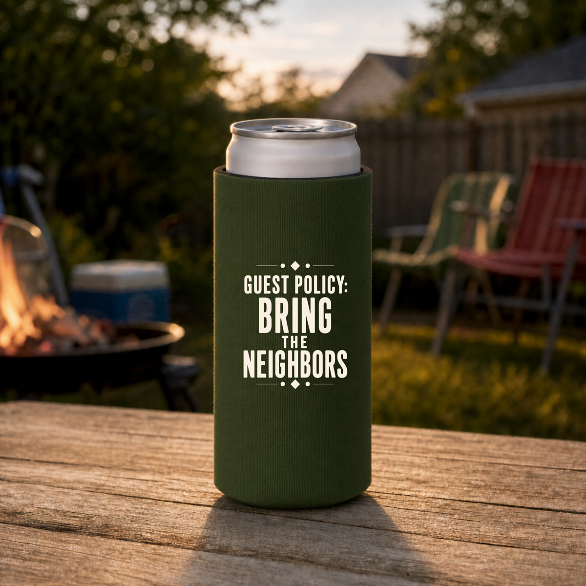 'Guest Policy: Bring The Neighbors' Driveway Socialites Can Cooler
