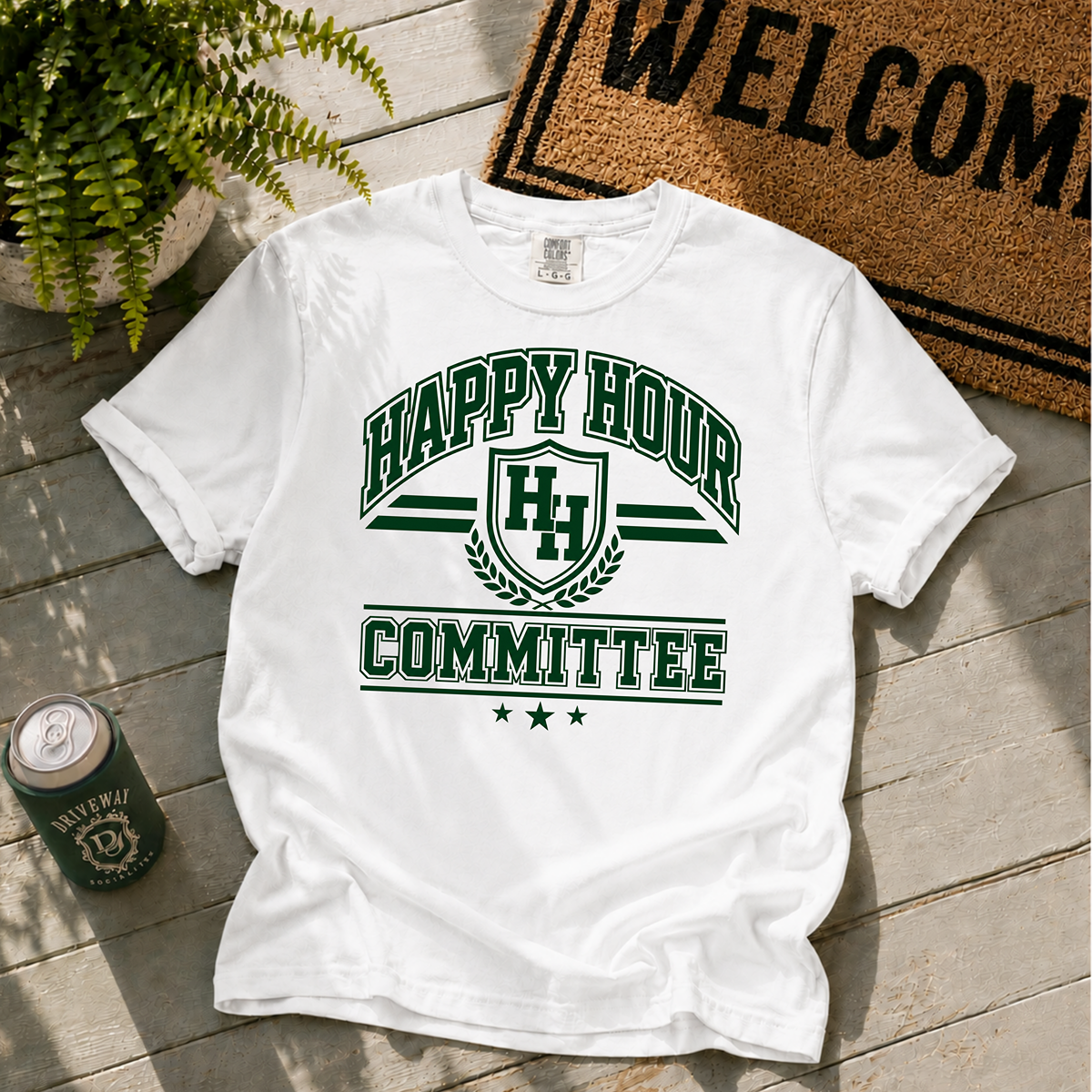 Happy Hour Varsity T-Shirt