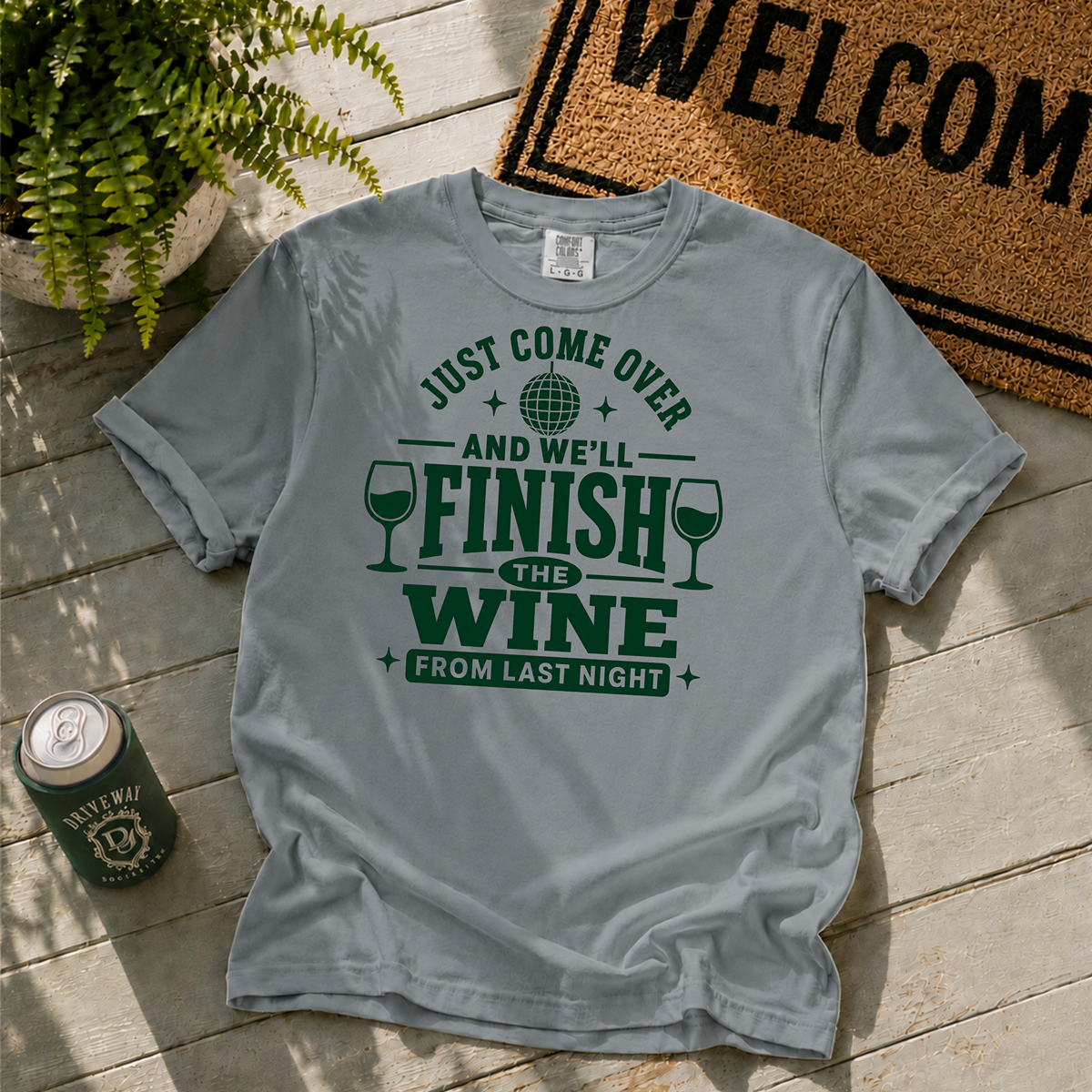 Finish The Wine T-Shirt