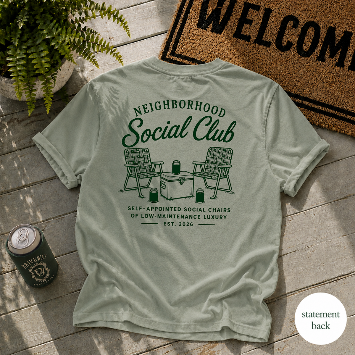 Neighborhood Social Club Statement Back T-Shirt