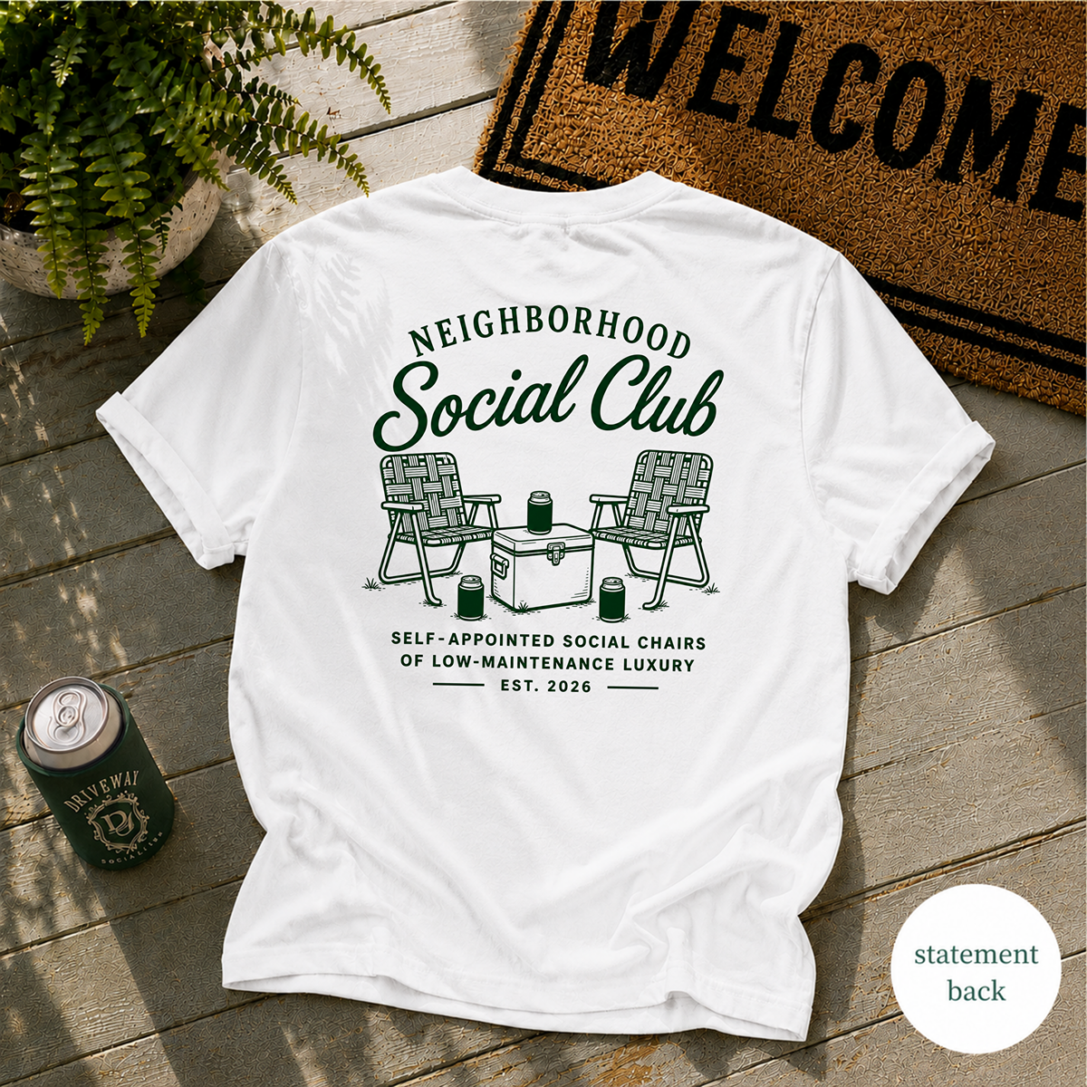 Neighborhood Social Club Statement Back T-Shirt