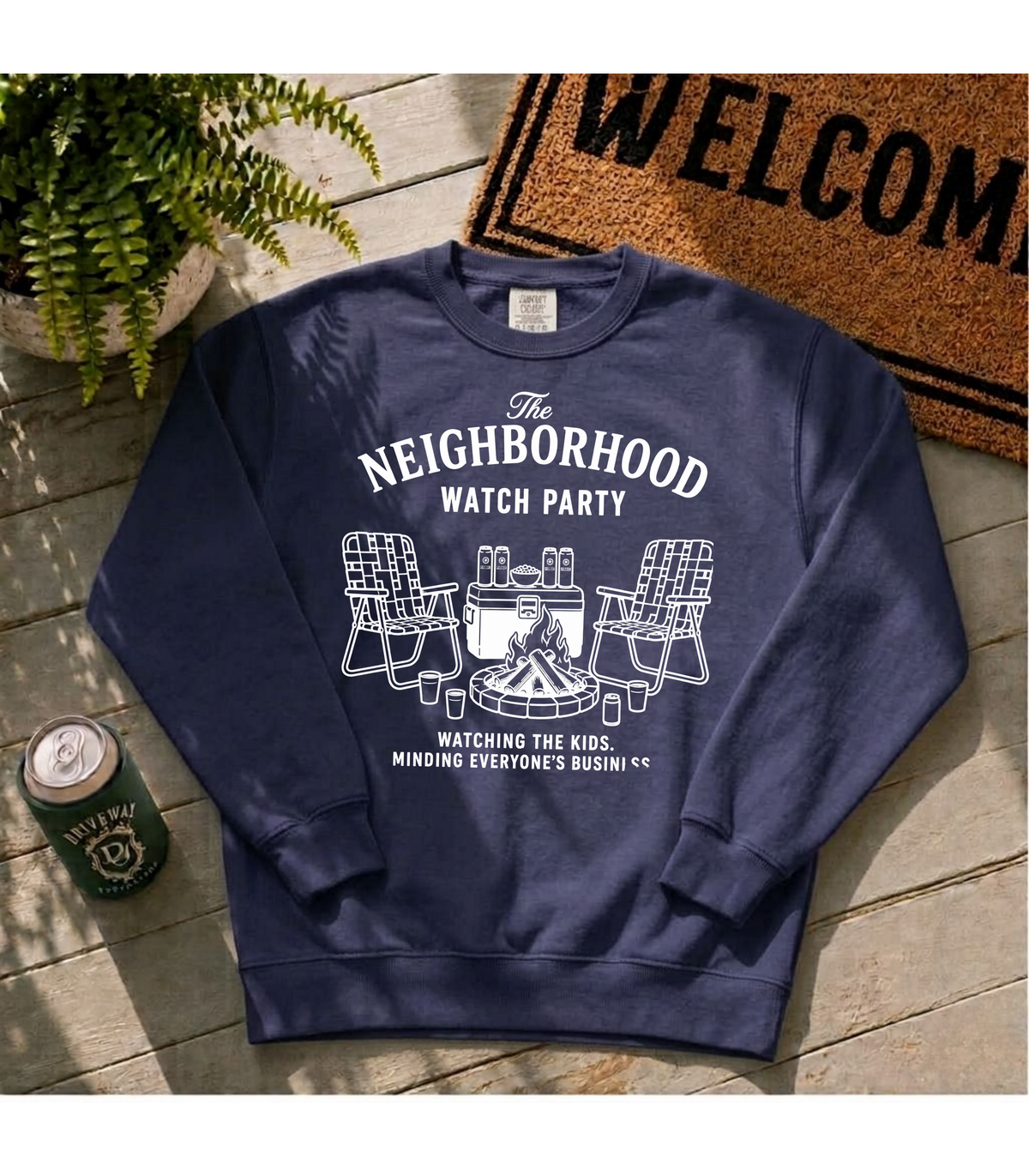 Neighborhood Watch Party Sweatshirt