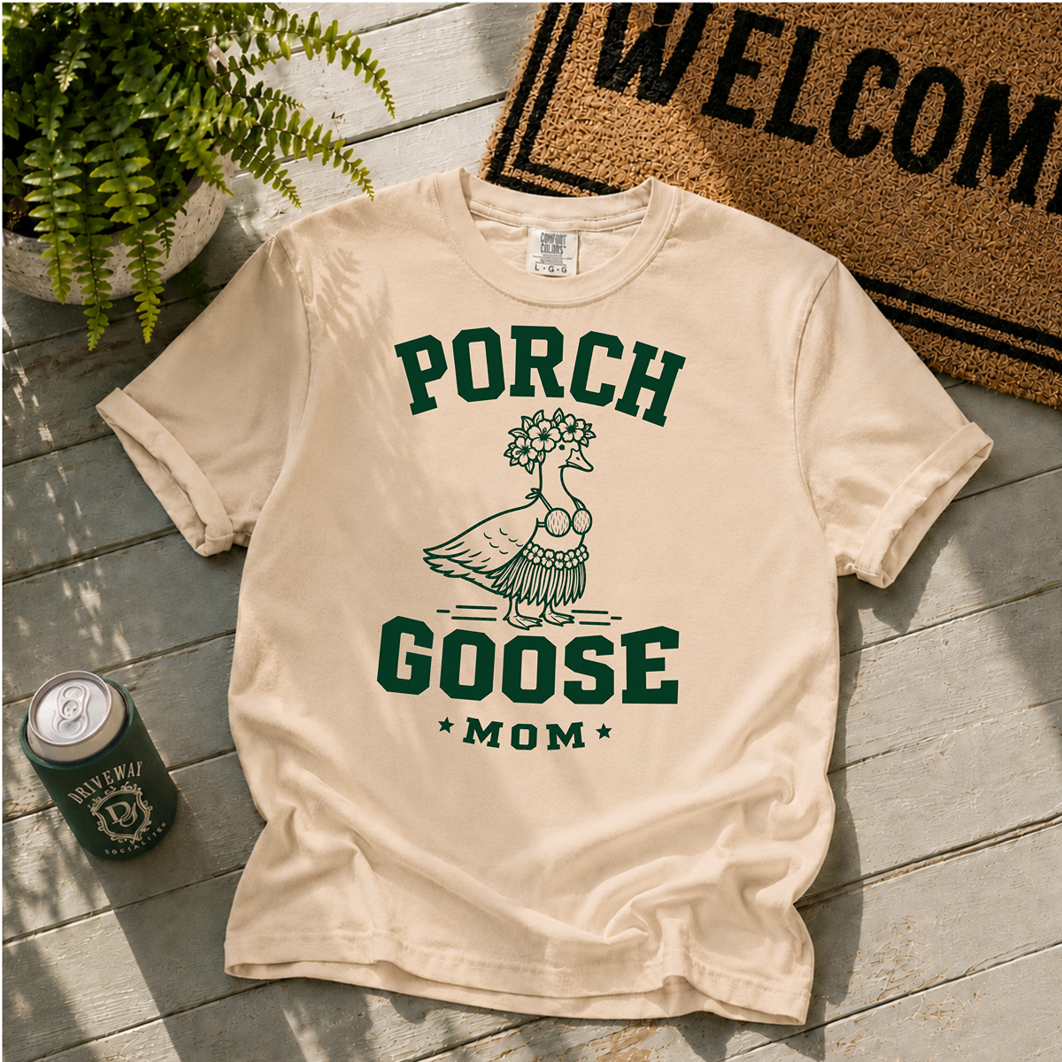 Porch Goose Mom T-Shirt