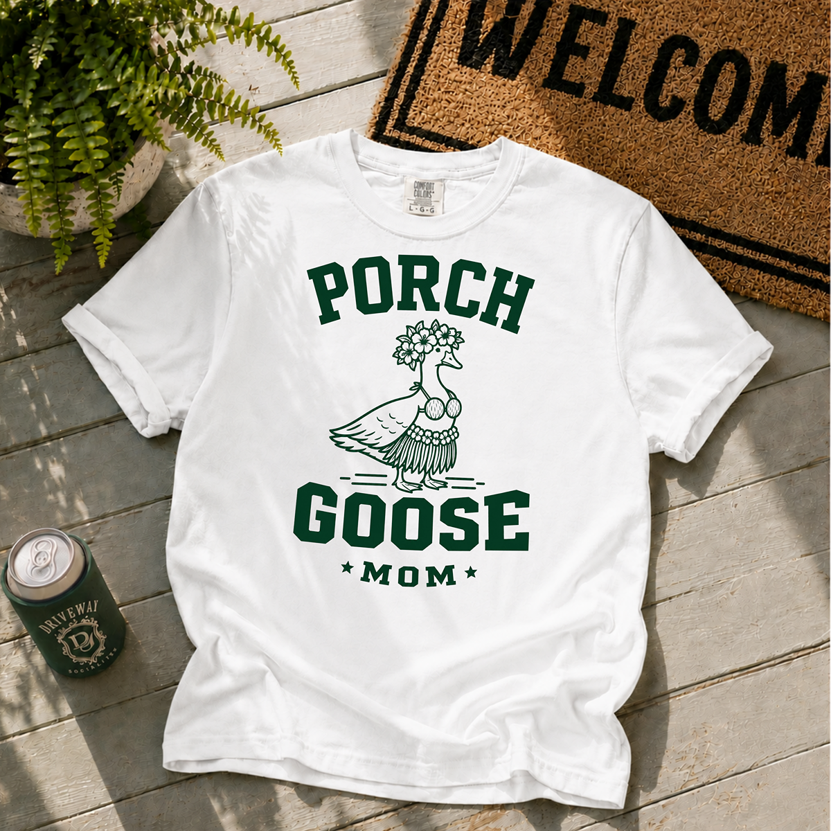 Porch Goose Mom T-Shirt