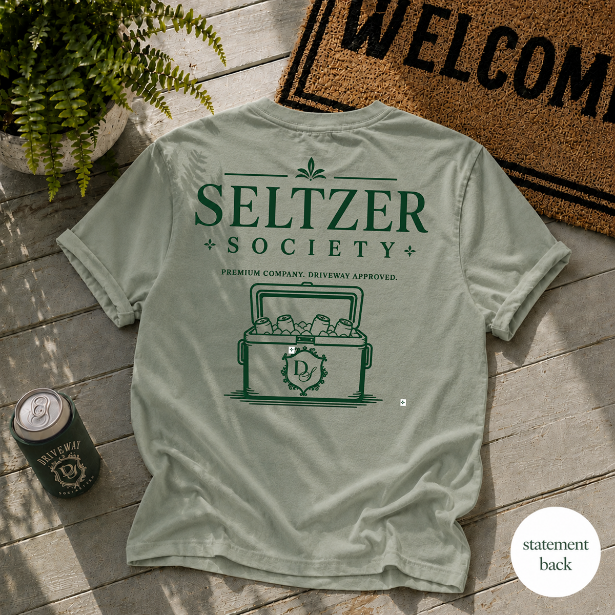 Seltzer Society Statement Back T-Shirt