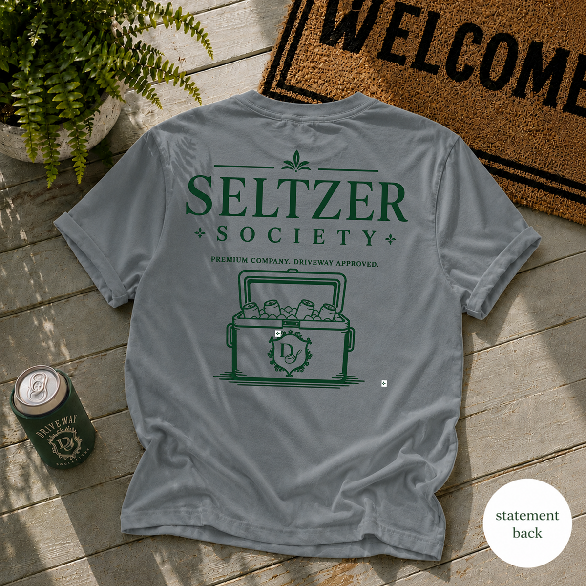 Seltzer Society Statement Back T-Shirt