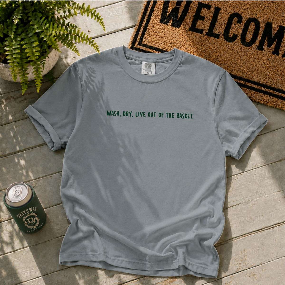 Wash, Dry, Basket T-Shirt