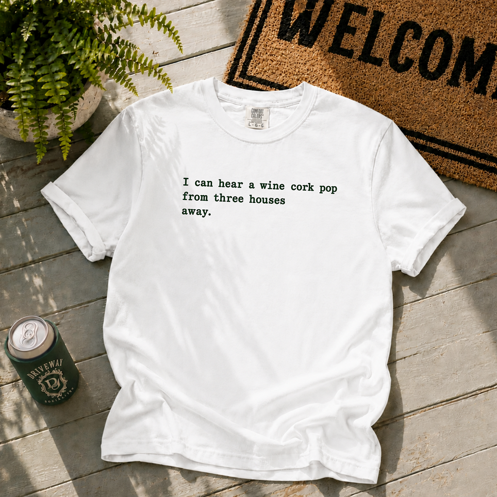 Wine Cork Pop T-Shirt
