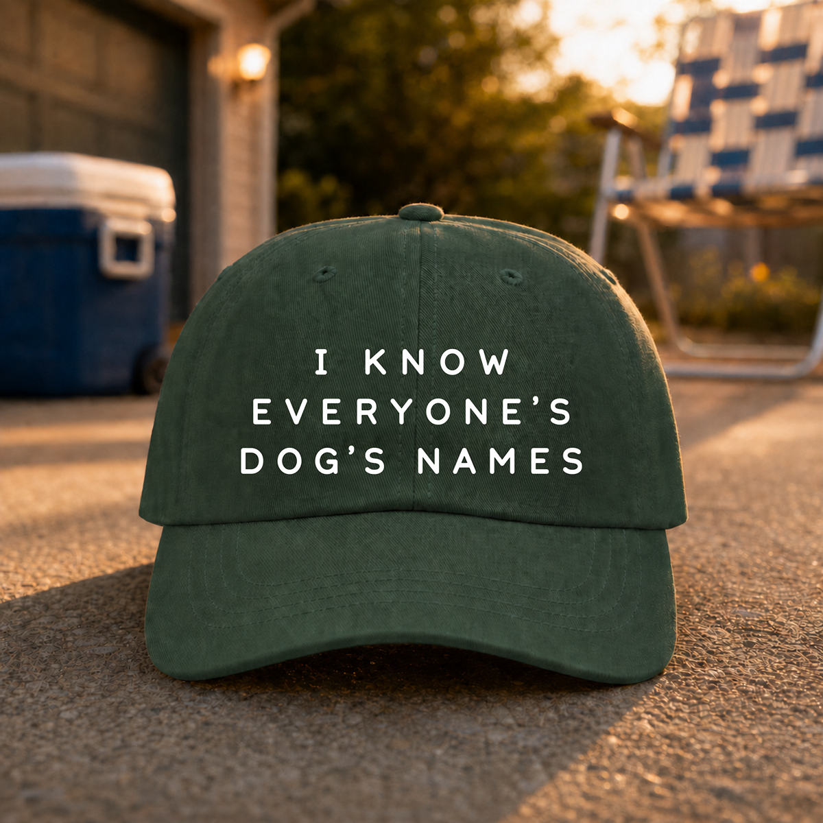 'I Know Everyone's Dog's Names' Dad Cap