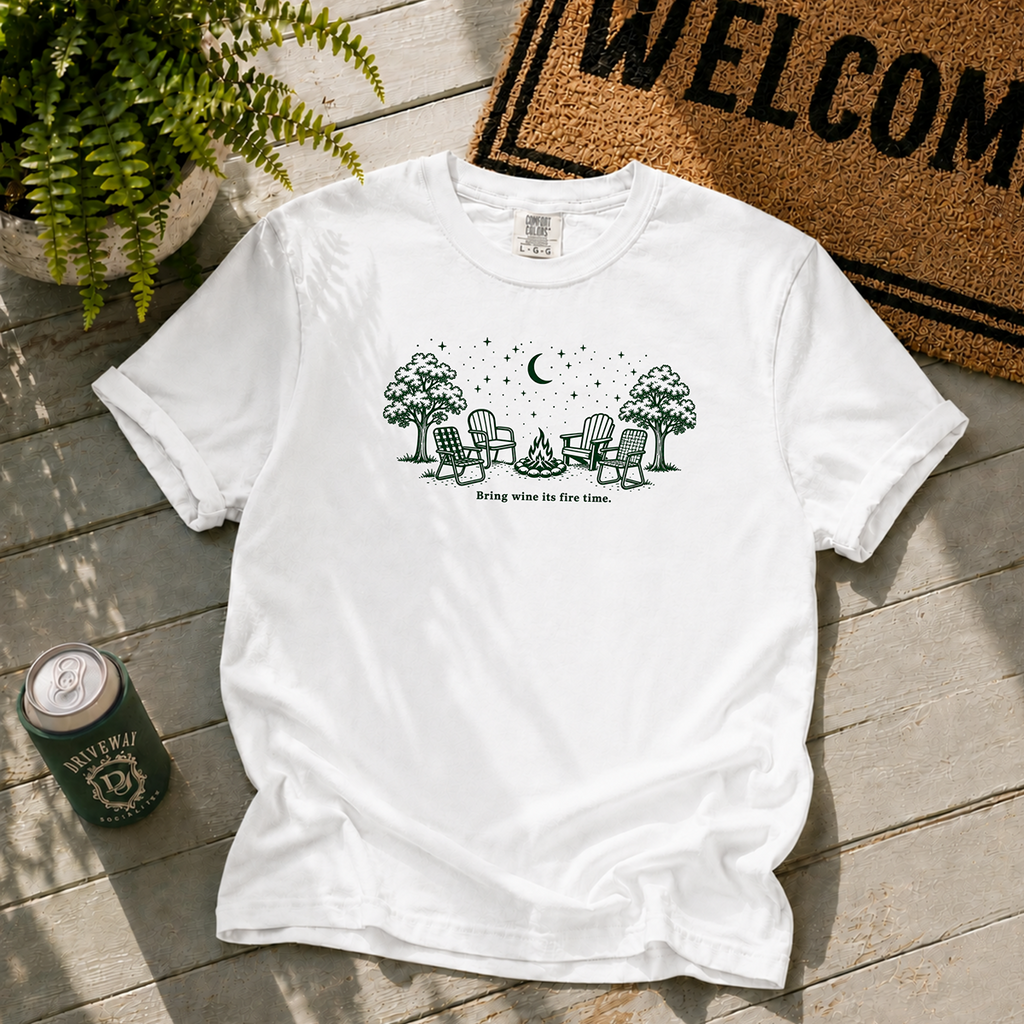 Bring Wine its Fire Time T-Shirt