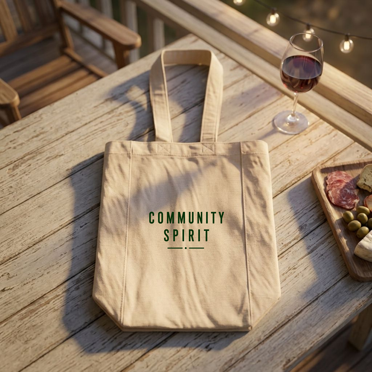 'Community Spirit' Double Wine Tote