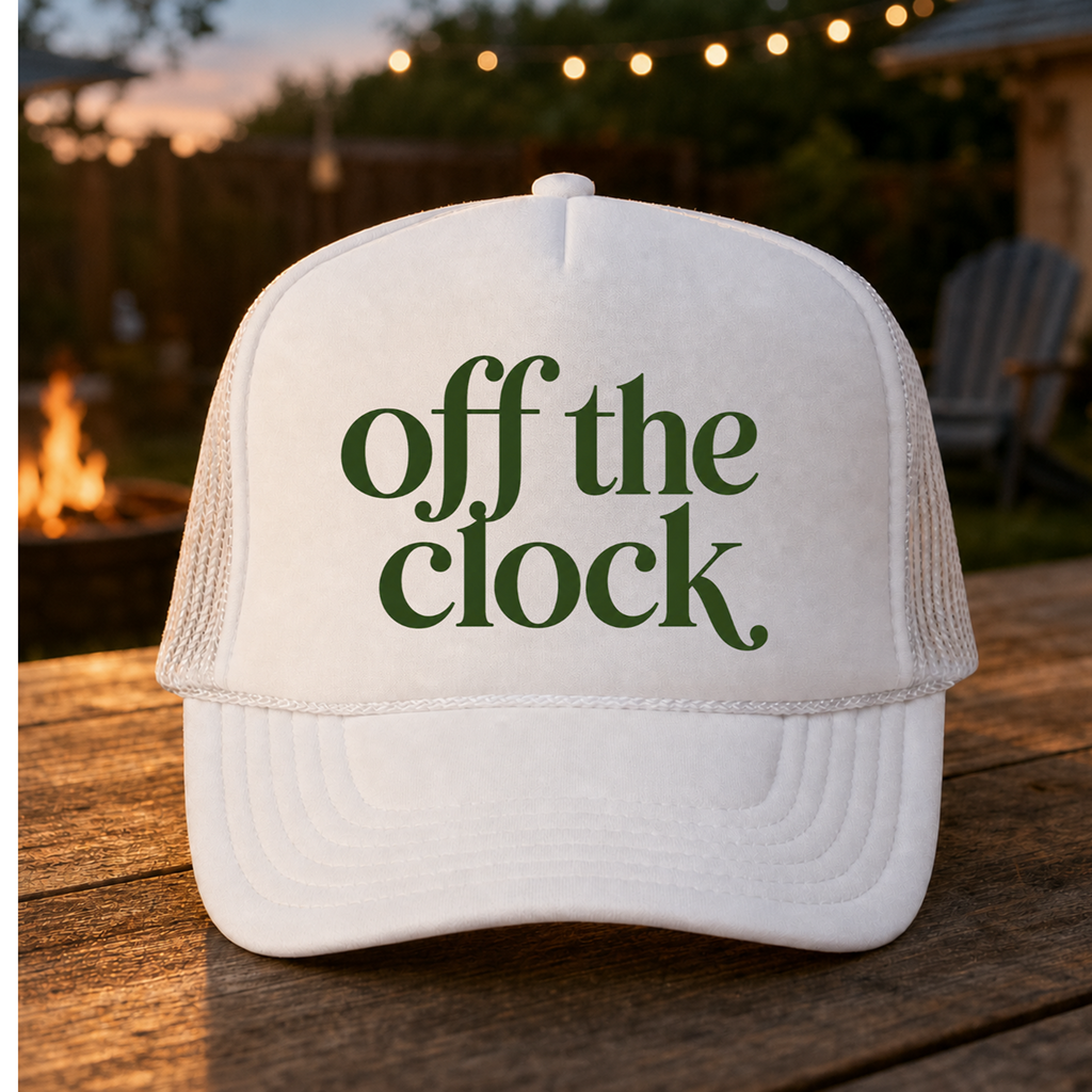 'Off The Clock' Foam Trucker