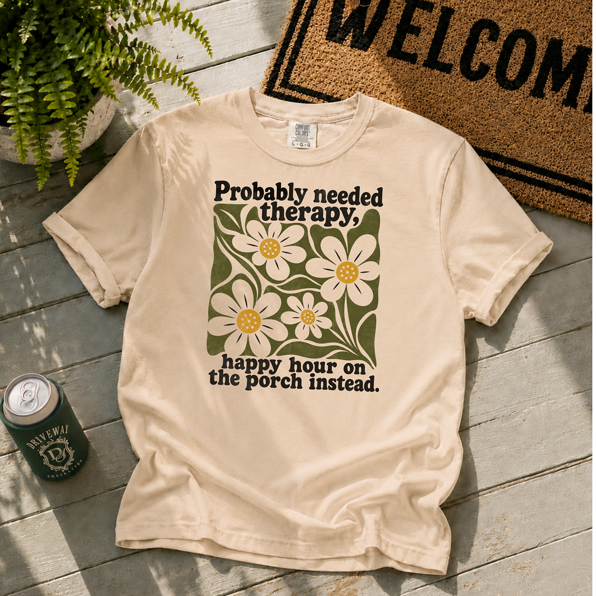 Porch Happy Hour Instead T-Shirt